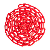US Weight Made in USA 1.5" x 25' Plastic Safety Chain With SunShield UV Resistant Technology