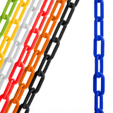 US Weight 25 FT, 2-Inch Plastic Chain - Includes two S-Hooks