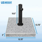US Weight 35 LB Granite Umbrella Base