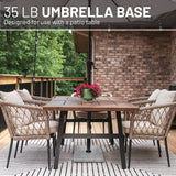 US Weight 35 LB Granite Umbrella Base