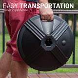 US Weight Durable 50LB Prefilled Umbrella Base for Patio Table