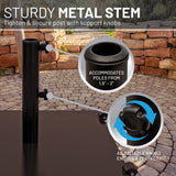 US Weight US Weight 75 LB Flat Steel Umbrella Base