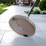 US Weight 80-Pound Heavy Duty Pre-filled Freestanding Patio Table Weighted Umbrella Base Stand