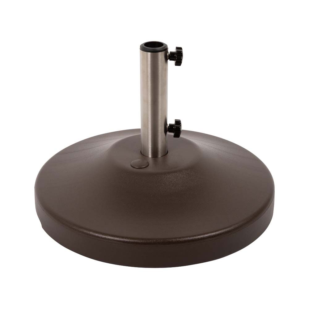80 lb patio umbrella stand US Weight 80 lb Free Standing Umbrella Base Bronze