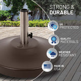 US Weight 80 LB Free Standing Umbrella Base