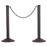 US Weight ChainBoss Stanchion - Black Stanchion - Prefilled Base