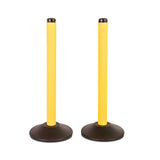US Weight ChainBoss Stanchion - Yellow Stanchion - Prefilled Base