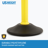 US Weight ChainBoss Stanchion - Yellow Stanchion - Prefilled Base