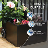 US Weight Decorative Umbrella Base Planter Box