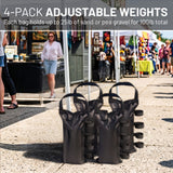 Economy Fillable Canopy Weight Bags (4-Pack)