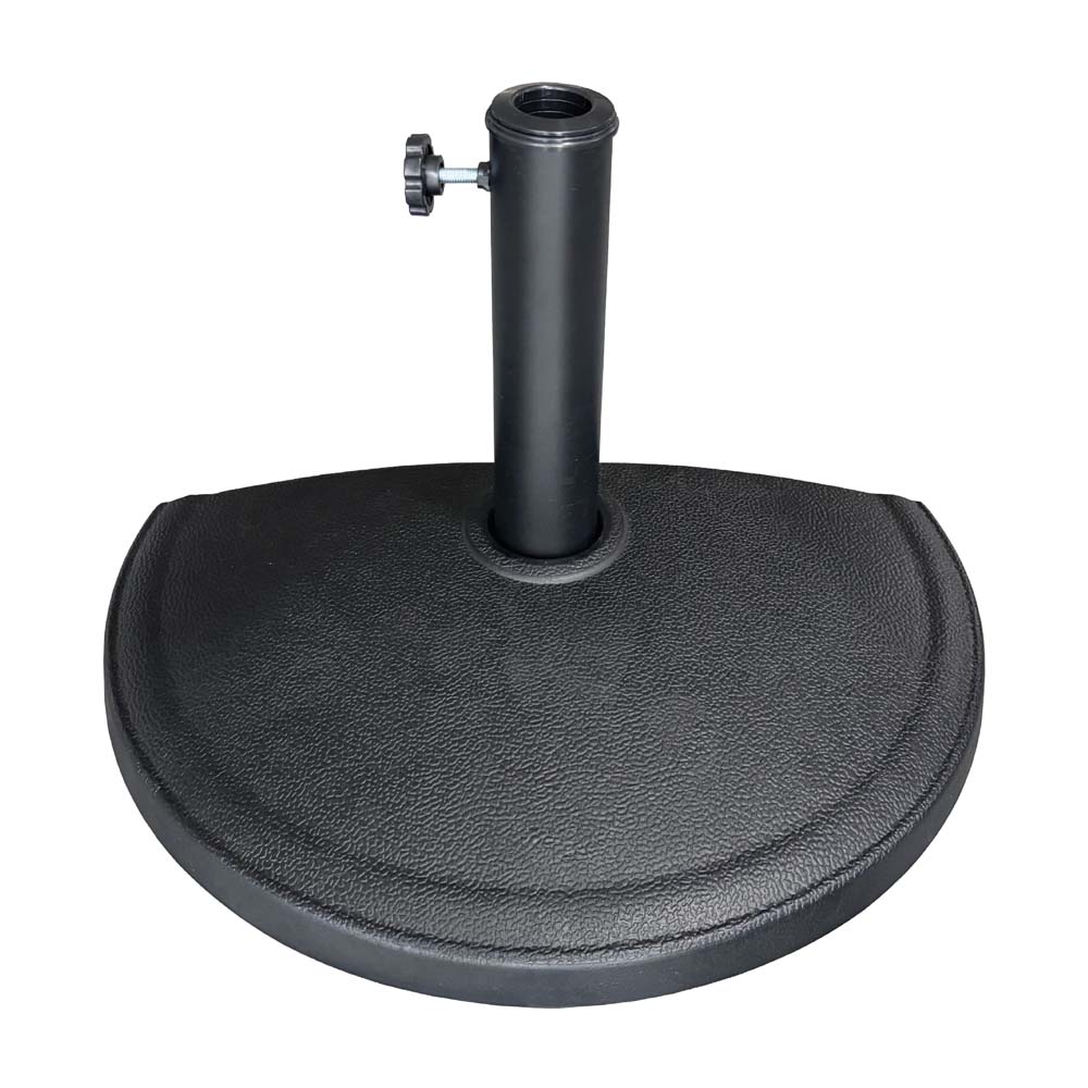 half round patio umbrella stand US Weight Half Round 20 lb Patio Umbrella Base