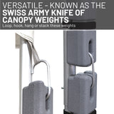 US Weight Ingot Heavy Duty Canopy Weights 4-Pack Set for Pop-Up Tents