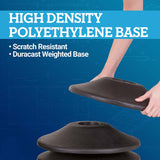 US Weight Premium Black Steel Stanchion With 13-Foot Retractable Belt