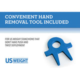 US Weight Rover Cart Kit - Cart and Six Premium Steel Stanchions - Multiple Options Available