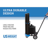 US Weight Rover with 6 Chain Boss Stanchions and Black Chain (Prefilled and Fillable Options)