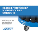 US Weight Rover with 6 Chain Boss Stanchions and Black Chain (Prefilled and Fillable Options)