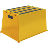 US Weight Yellow Safety Steps – Lightweight & Durable Anti-Slip Step Stools with High Visibility for Home, Office, and Industrial Use