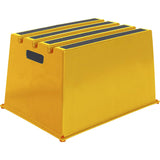 US Weight Yellow Safety Steps – Lightweight & Durable Anti-Slip Step Stools with High Visibility for Home, Office, and Industrial Use