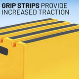 US Weight Yellow Safety Steps – Lightweight & Durable Anti-Slip Step Stools with High Visibility for Home, Office, and Industrial Use