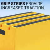 US Weight Yellow Safety Steps – Lightweight & Durable Anti-Slip Step Stools with High Visibility for Home, Office, and Industrial Use