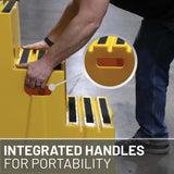 US Weight Yellow Safety Steps – Lightweight & Durable Anti-Slip Step Stools with High Visibility for Home, Office, and Industrial Use
