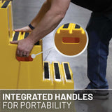 US Weight Yellow Safety Steps – Lightweight & Durable Anti-Slip Step Stools with High Visibility for Home, Office, and Industrial Use