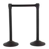 US Weight Sentry Stanchions with 6.5-Foot Retractable Belt - Quick, No-Tool Setup Crowd Control System - Multiple Options