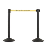 US Weight Sentry Stanchions with 6.5-Foot Retractable Belt - Quick, No-Tool Setup Crowd Control System - Multiple Options
