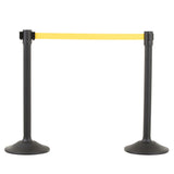 US Weight Sentry Stanchions with 6.5-Foot Retractable Belt - Quick, No-Tool Setup Crowd Control System - Multiple Options