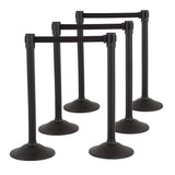 US Weight Sentry Stanchions with 6.5-Foot Retractable Belt - Quick, No-Tool Setup Crowd Control System - Multiple Options