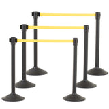 US Weight Sentry Stanchions with 6.5-Foot Retractable Belt - Quick, No-Tool Setup Crowd Control System - Multiple Options