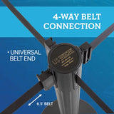 US Weight Sentry Stanchions with 6.5-Foot Retractable Belt - Quick, No-Tool Setup Crowd Control System - Multiple Options