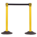 US Weight Sentry Stanchion with 6.5-Foot Retractable Belt - Multiple Belt Colors Available