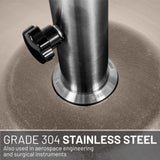 US Weight 120LB Capacity Fillable Free Standing Umbrella Base