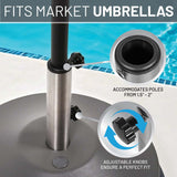 US Weight 80LB Capacity Fillable Freestanding Umbrella Base