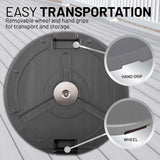 US Weight 80LB Capacity Fillable Freestanding Umbrella Base
