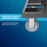 US Weight Statesman Stanchion Cart Kit – Cart With 12 Stanchions - Multiple Options