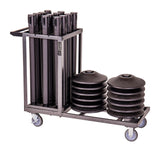US Weight Statesman Stanchion Cart Kit – Cart With 12 Stanchions - Multiple Options