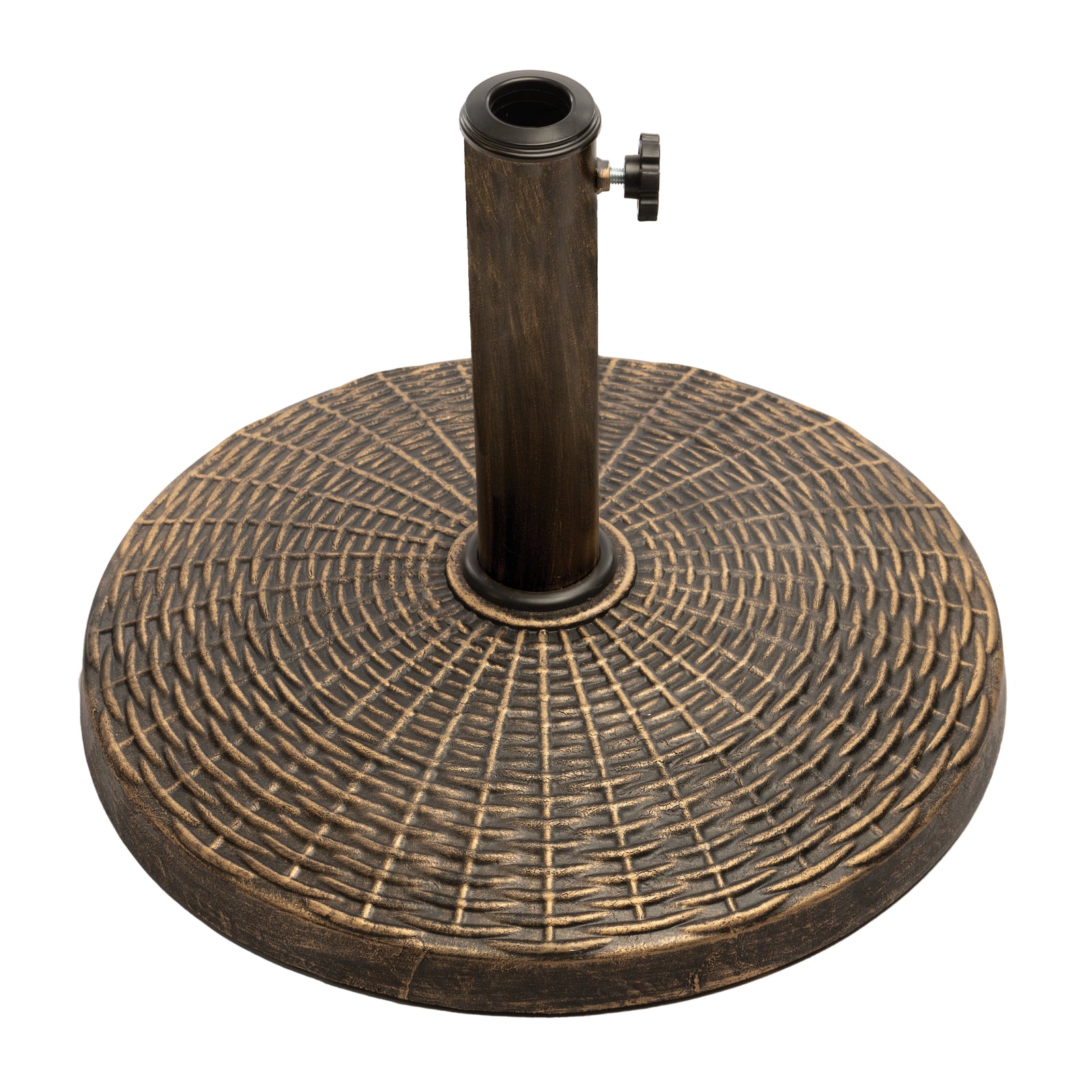 blissun 22lb heavy duty patio market umbrella base stand US Weight