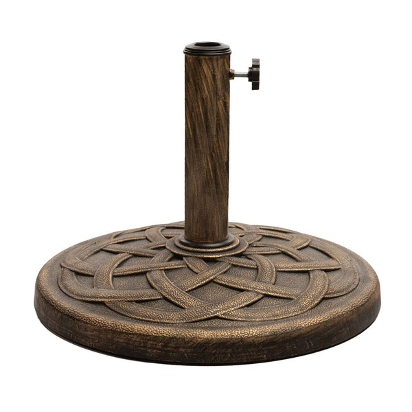 26 lbs patio umbrella base in black US Weight 26 Pound Decorative Umbrella Base