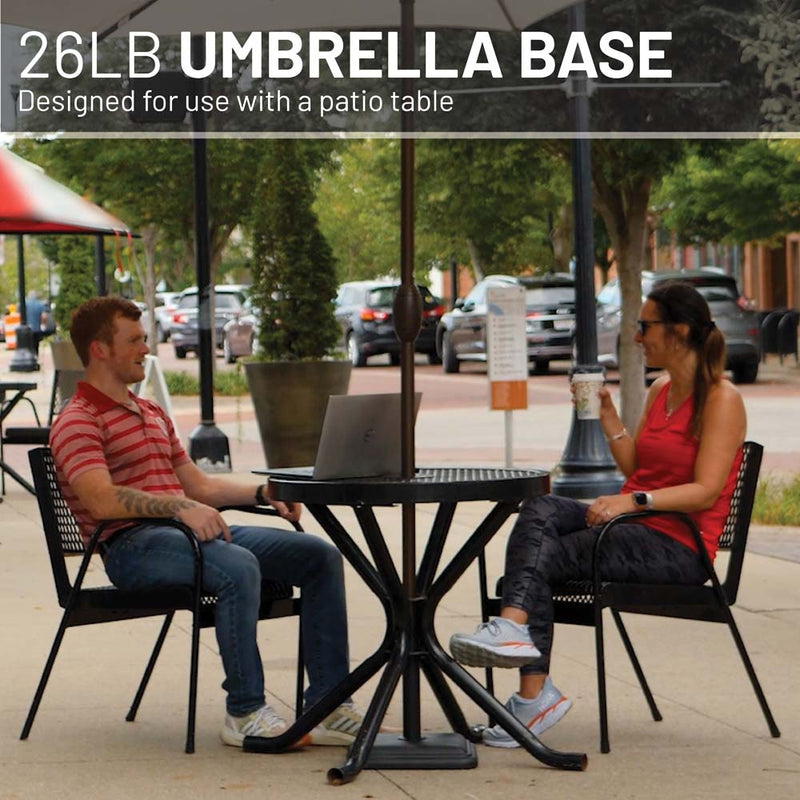 US Weight 26 LB. Black Umbrella Base photo 5