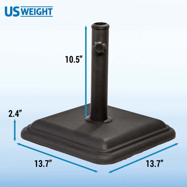 US Weight 26 LB. Black Umbrella Base photo 2