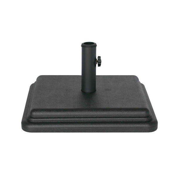 US Weight 40 Pound Umbrella Base With Stem, Black photo 1