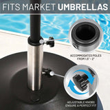 US Weight 80 LB Free Standing Umbrella Base - Black photo 7