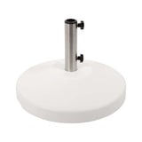 US Weight 80 LB Free Standing Umbrella Base - White photo 1