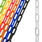 US Weight 25 FT, 2-Inch Plastic Chain - Includes two S-Hooks