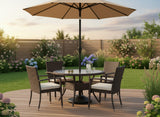 US Weight 30 lb. Fillable Umbrella Base for Patio Table