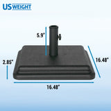 US Weight New 40 Pound Umbrella Base With Stem