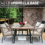 US Weight New 40 Pound Umbrella Base With Stem