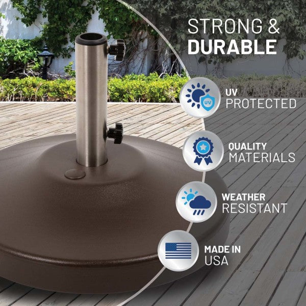 1.7 lb. patio umbrella base US Weight 80 lbs Free Standing Size:48V Backpacking in the Rain: _alt_Lyon-Suede-Panel-Backpack making it suitable for
